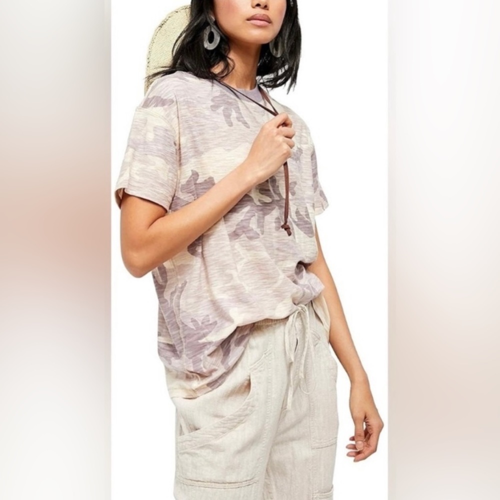 NWT We The Free by Free People Maybelle Tee in Lavender Combo Size XS